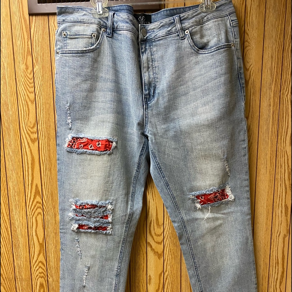 Jaywalker Red Bandana Jeans